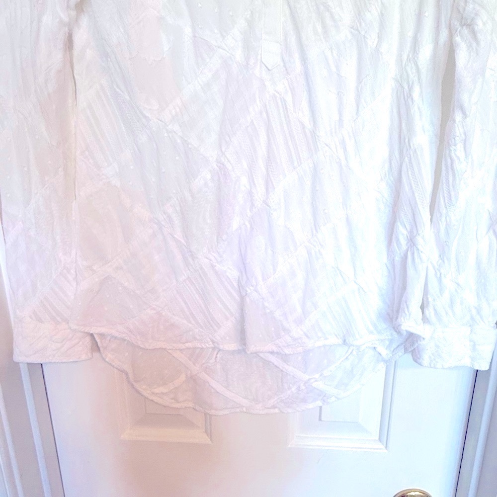 Sundance Stowe Patchwork White Pullover Quarter B… - image 6